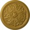 Ekena Millwork Swindon Ceiling Medallion (Fits Canopies up to 2 7/8"), 16 7/8"OD x 1 1/2"P, Pharaohs Gold CM16SWPGS - alternate 1